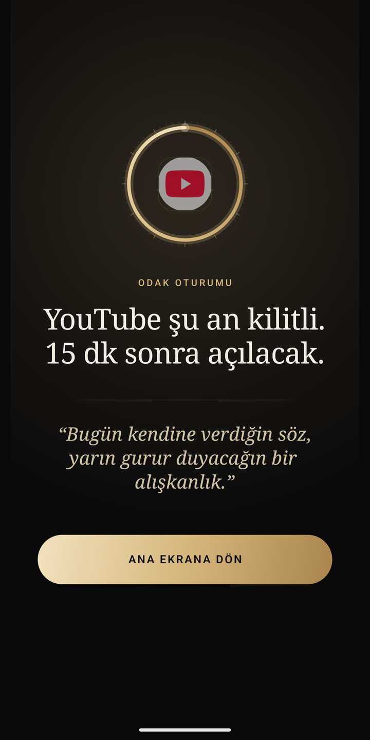 Engel ekranı: YouTube şu an kilitli